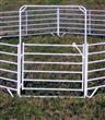 White Round Pen 12' Panel